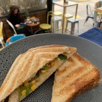 Corn Jaffle   at Moon Rabbit in Preston