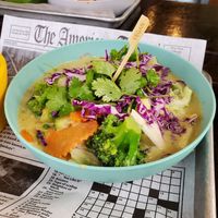 Green Curry with vegetables at Nitally's Thai-Mex Cuisine in St Petersburg