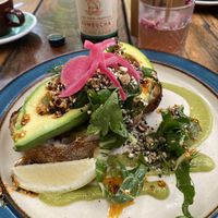 Avo on toast   at Woods in Bangalow