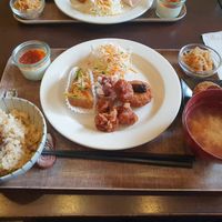 Set lunch meal at Yuimaru in Minoo