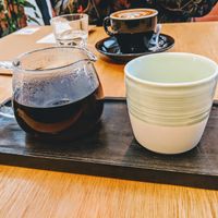 Hand brew coffee at Last Light Coffee in Blackpool