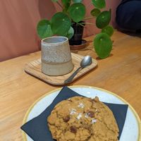 Salted caramel cookie at Last Light Coffee in Blackpool