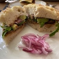 Ciabatta sandwich   at Last Light Coffee in Blackpool