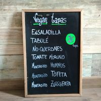 Carta at Kerkus Veggie Bar in Montecorto