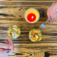 tabule! at Kerkus Veggie Bar in Montecorto