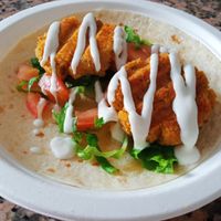 Falafel at Kerkus Veggie Bar in Montecorto