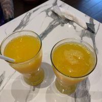Freshly squeezed OJ.   Delicious!! at Evviva in Toronto