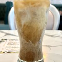 Vegan latte was decent   at Evviva in Toronto