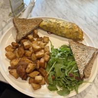 vegan greek omelette   at Evviva in Toronto