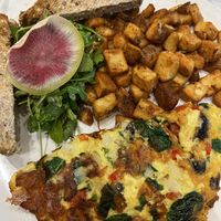 Vegan Omelette   at Evviva in Toronto