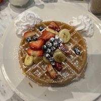 Vegan Maple Waffle  at Evviva in Toronto