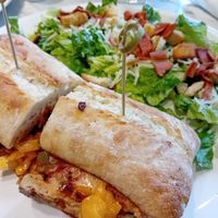 Vegan chicken aioli at Evviva in Toronto