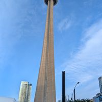 The restaurant is one block from the CN Tower at Evviva in Toronto