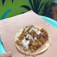Jackfruit taco  at La Cordobesita in Tulum