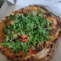 Pizza Veggie Vegan at De Rosa in Dortmund