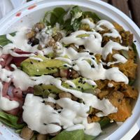 “you fancy huh?” salad 😍 at Infusedlife Plant Based Emporium in Minneapolis