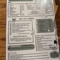 Menu 1/2  at The Good Egg in Busselton