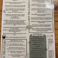 Menu 2/2  at The Good Egg in Busselton