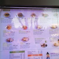 English vegan menu at Koktem in Astana