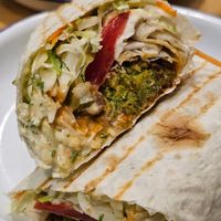 Falafel wrap at Koktem in Astana