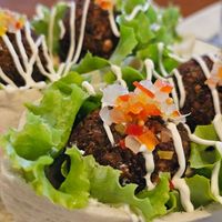 Falafel pitta at Koktem in Astana