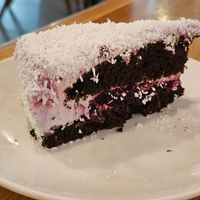 Black currant gluten free cake at Koktem in Astana