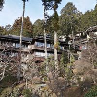 Outside at Yunoshimakan in Gero