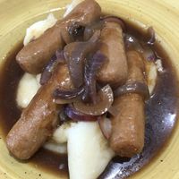 Sausage and mash inferno   at Wilfrids Cafe in Ripon