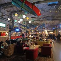 Really cozy food market vibe at Varnada Indian Cuisine in Helsingoer