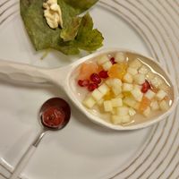 Pineapple with lemongrasss  at Racines Bruno Cirino in Nice