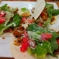 Breakfast tacos at The Plant Based & Juice Bar in Danville