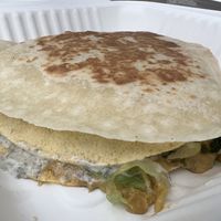 This pic doesn’t do it justice. The quesadilla was amazing!!!  at The Plant Based & Juice Bar in Danville