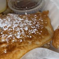 Fluffy warm pancakes with vegan butter at The Plant Based & Juice Bar in Danville
