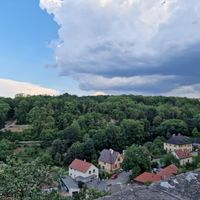 Stunning view before a storm rolled in! at Vila U Varhanáře in Kutna Hora