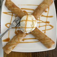 Fried Banana with Ice Cream   at Chada Thai in Norman