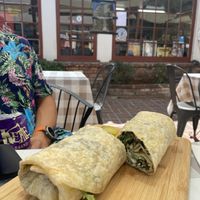 Yummy vegan wraps and sandwiches! at Cafe Dolce in Solvang