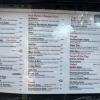 Menu as of 8/3/24  at Cafe Dolce in Solvang