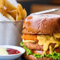 Chipotle Seitan Burguer at Mr Veggie San Pedro in San Pedro