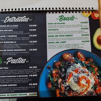 Entrances and pastas at Mr Veggie San Pedro in San Pedro