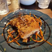 Strudel zucca at Il Pangolino in Casale Monferrato