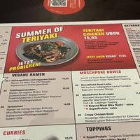 Menu   at MoschMosch in Mannheim