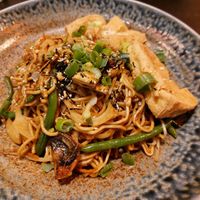 Wheat noodles with tofu at MoschMosch in Mannheim