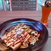 Noodles and extra tofu at MoschMosch in Mannheim