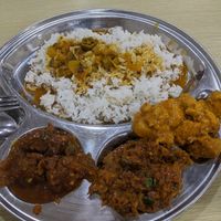 3dish +rice combo at Veg Chat in Kuala Lumpur