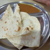 Plain naan at Veg Chat in Kuala Lumpur
