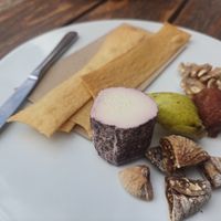 Gourmet vegan cheese board for one at Shedshaker Brewing Company in Castlemaine