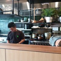 kitchen at Bambuu in Randwick
