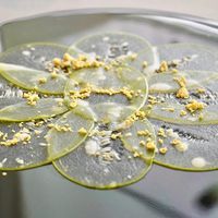 Melon Carpaccio at FARO in Tokyo