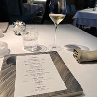 Vegan tasting menu and Ruinart champagne  at FARO in Tokyo
