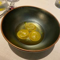 Seaweed ravioli  at FARO in Tokyo